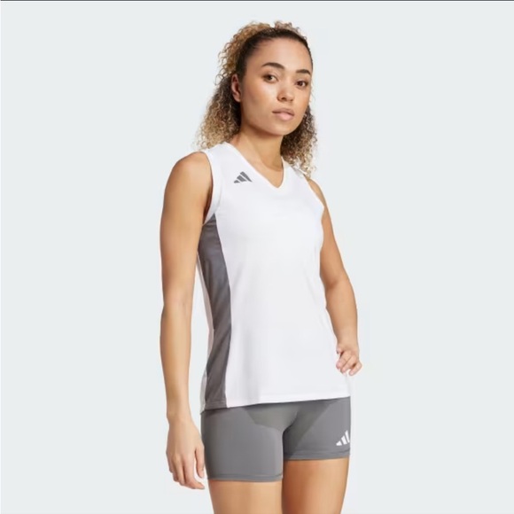 ADIDAS QUICKSET SLEEVELESS VOLLEYBALL JERSEY - Picture 4 of 11